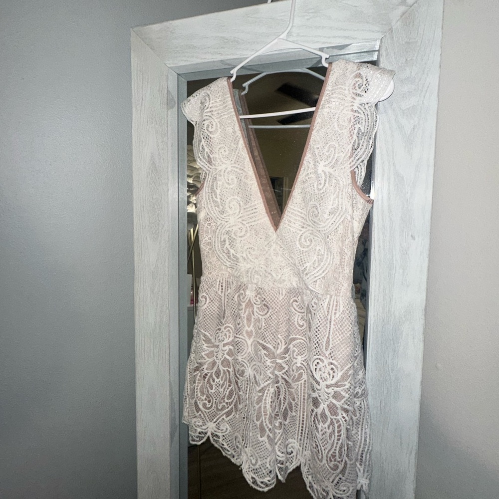 Cream Romper